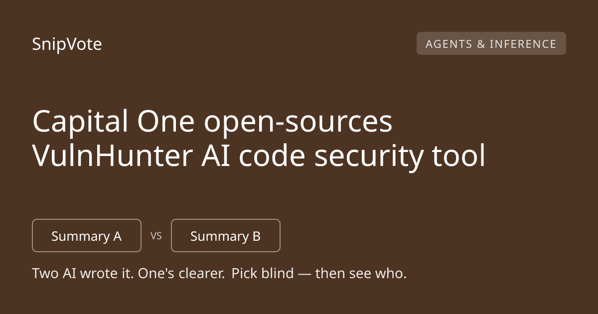 Capital One open-sources VulnHunter AI code security tool