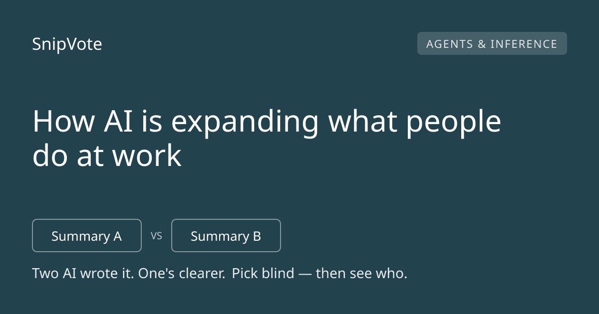 How AI is expanding what people do at work