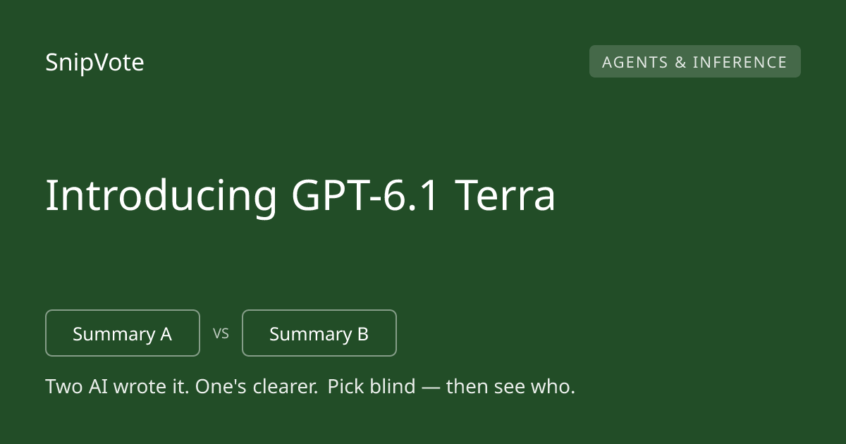 Introducing GPT-6.1 Terra